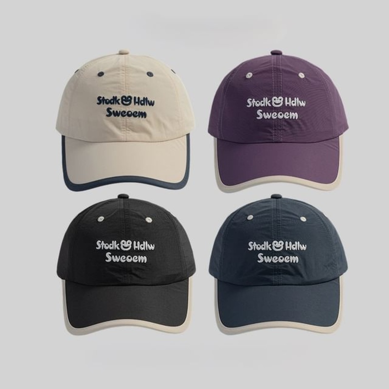 Embroidered Baseball Cap Letter