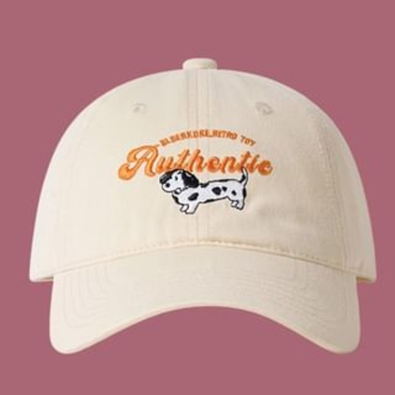 Embroidered Dog Cap Baseball|N829 – Beige|N829 – Black|N829 – Cherry Red|N829 – Coffee|N829 – Navy Blue|N829 – Wine Red|One Size