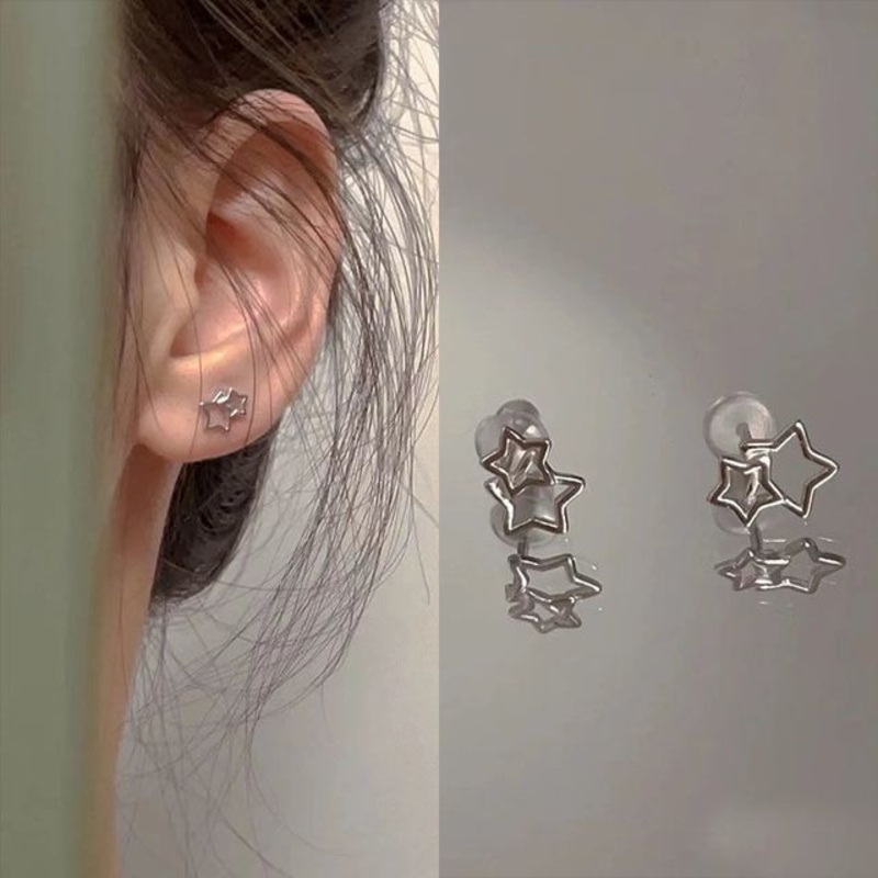 Stud Earring Alloy Star