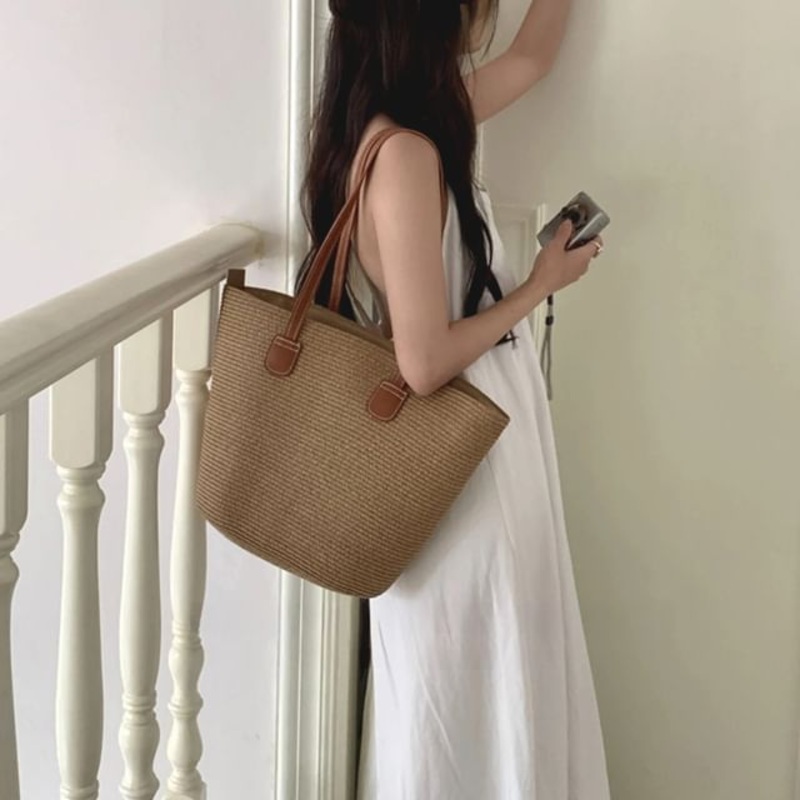 (Various Designs) Bag Tote Straw