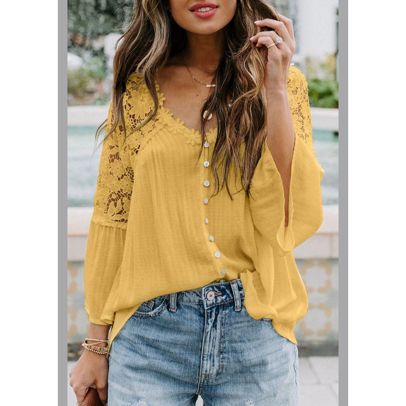 Neck Bracelet Yellow T V Sleeve Shirts