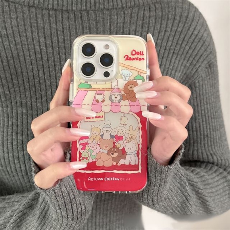 / Set Strap Case Phone Animal|Phone Case – Red|iPhone 13|iPhone 13 Pro|iPhone 13 Pro Max|iPhone 14|iPhone 14 Pro|iPhone 14 Pro Max|iPhone 15|iPhone 15 Pro|iPhone 15 Pro Max|iPhone 16|iPhone 16 Pro|iPhone 16 Pro Max