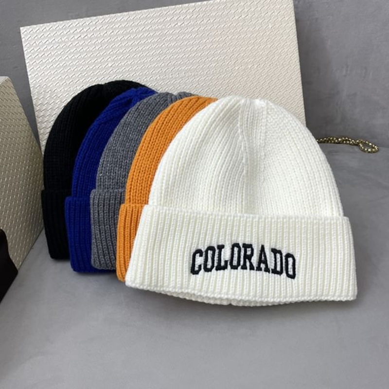 Beanie Lettering|Black|Curcumin|Gray|Green|Off-White|Purple|Rose Pink|Sapphire Blue|White|M