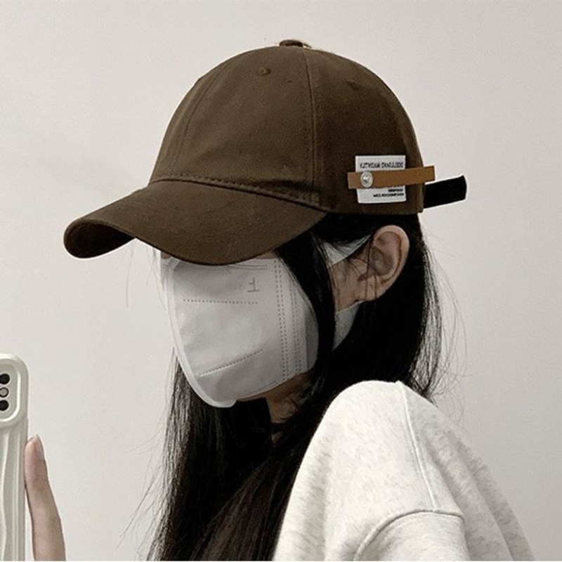 Applique Baseball Cap|Black|Coffee|Wine Red|One Size