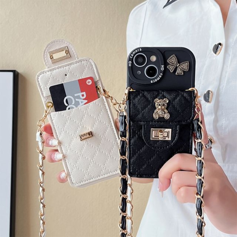 Bear Case Holder Phone Card